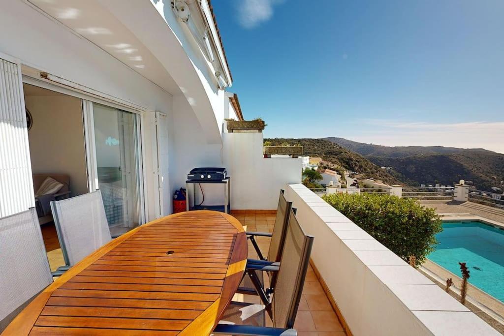 Appartement 65 M2 ,Piscine Vue Mer Roses Extérieur photo