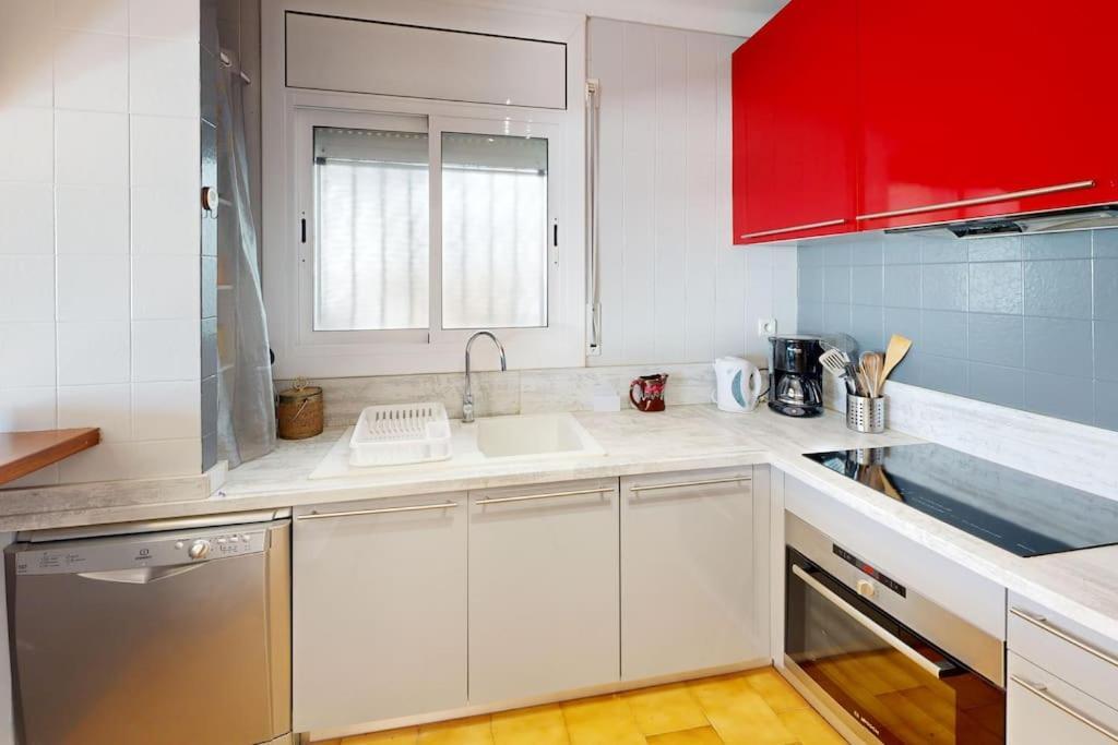 Appartement 65 M2 ,Piscine Vue Mer Roses Extérieur photo